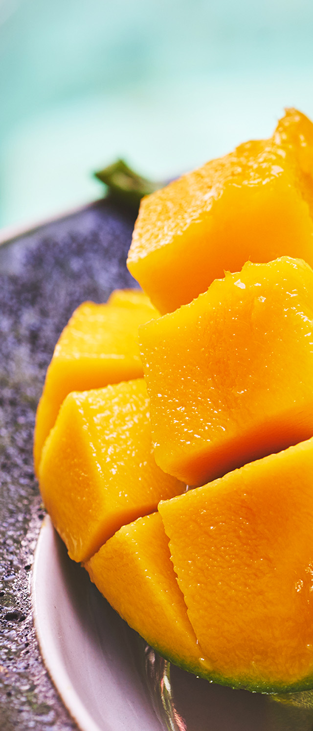mangue fraiche délicieuse halls