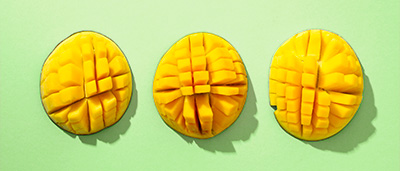 mangue fraiche prete à manger Halls