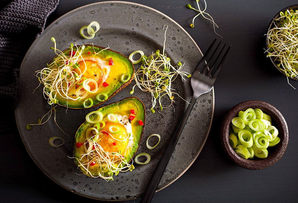 avocat oeuf mollet - recette avocat Halls